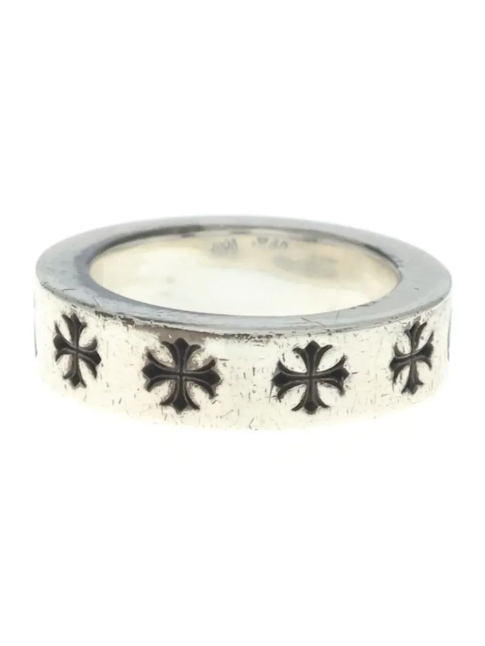 Chrome Hearts Spacer Forever Ring Silver